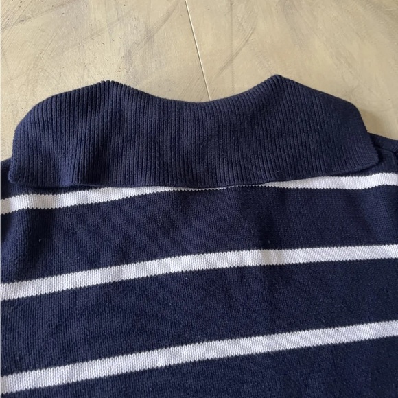 Lauren Ralph Lauren Mens Crest Striped Nautical Sweater Size L Blue Boat Sailor - Picture 8 of 8